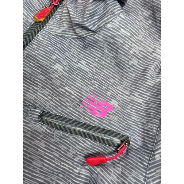 New Balance water repellent full zipper gray jacket - Image 8