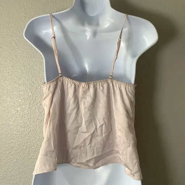 Victoria's Secret Sheer Lace Pink Coquette Dollette Feminine Romantic Camisole M - Image 4