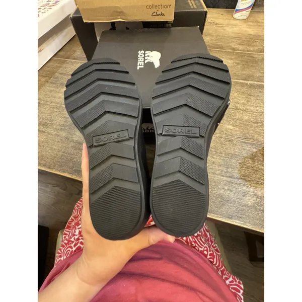 SOREL Evie II Zip Waterproof Bootie Black Size 7 - Image 7