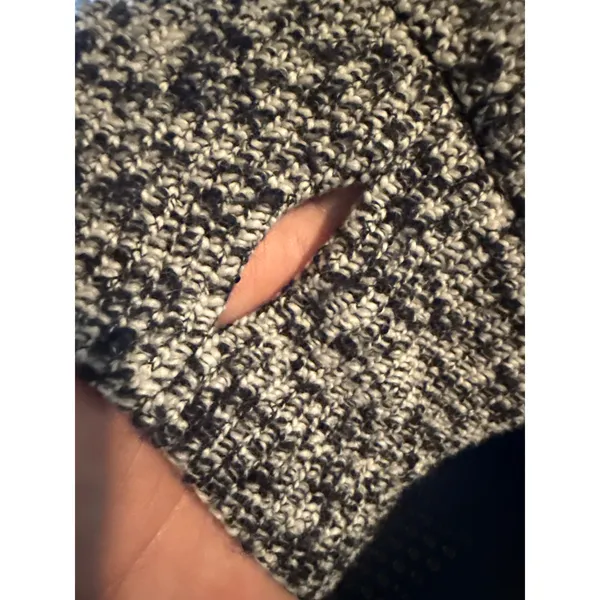 OFFLINE By Aerie Snowday Mock Neck Sweater Pullover Gray‎ Black Speckled XL - Image 6