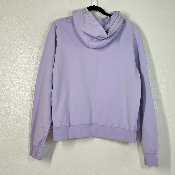 M Frankies Bikinis Aiden Hoodie Sweatshirt pastel purple Lilac Pullover Hooded - Image 3