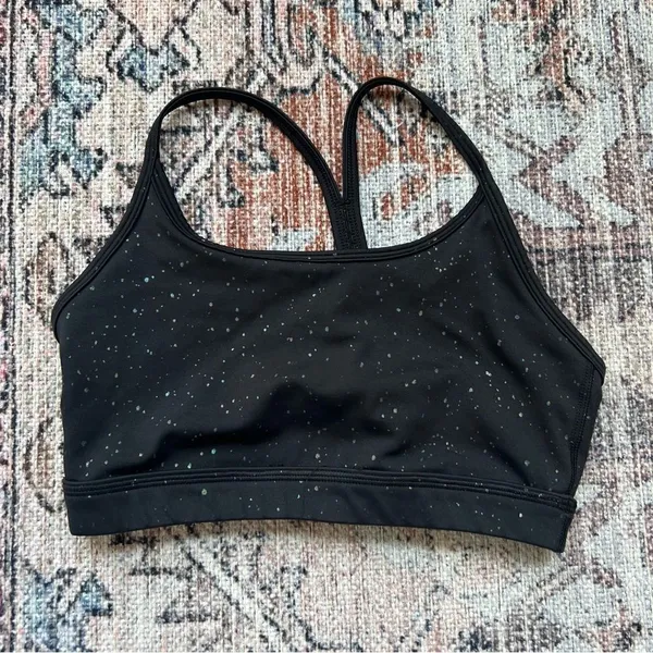 ZYIA Black Reflective Mirage Brilliant Bra Black Speckled Size XS - Image 4