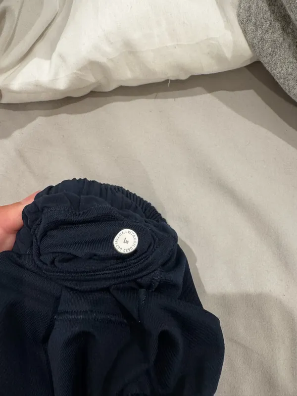 Navy Lululemon Hotty Hot Shorts 2.5" Low-Rise - Image 3