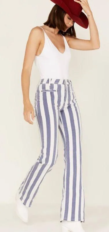 Free People Firecracker Stripe Flare Pants - Image 2