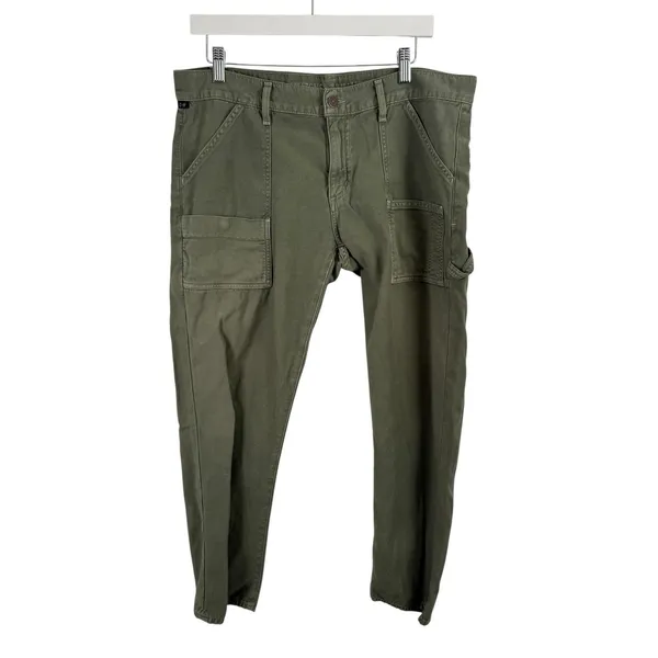 Citizens of Humanity‎ Leah Carpenter Pant Fatigue Green Utility Womens 31 - Image 2