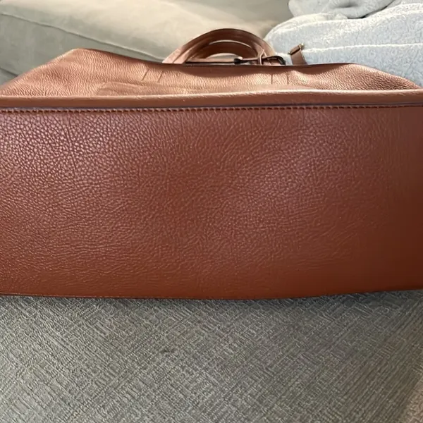 J. Crew all day roasted chestnut leather tote - Image 9