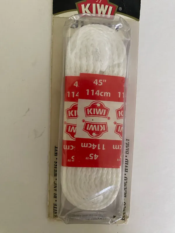 KIWI Sport 1 pair White Shoelace Size undefined - Image 3