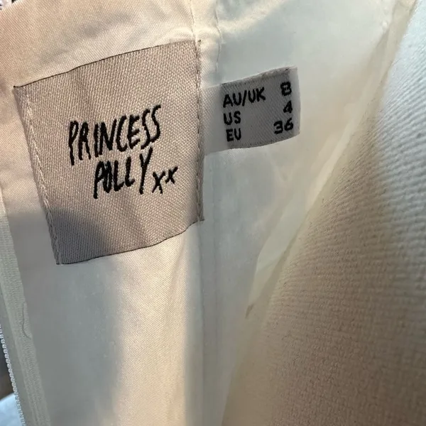 Princess Polly Bradwell Strapless White Mini Dress New! - Image 11