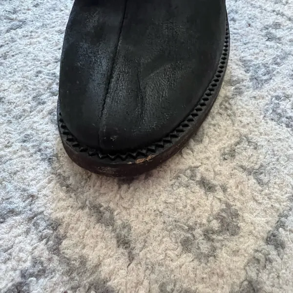 Free People Black Leather Ankle Boots - Image 11