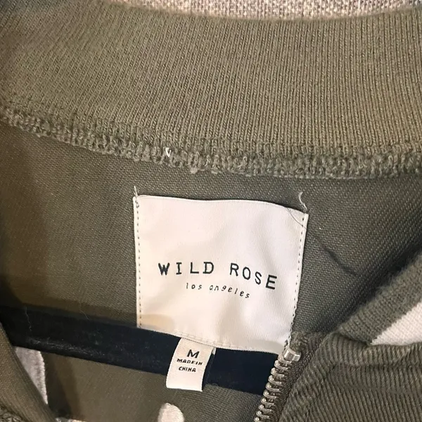 Wild Rose‎ Olive Wild And Free Jacket Size Medium - Image 5