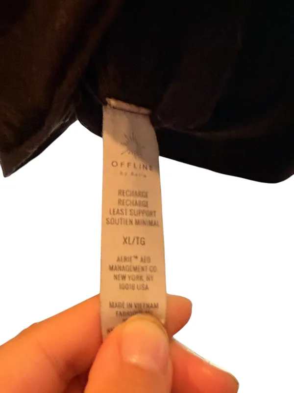 Aerie OFFLINE Black Tank top workout - Image 7