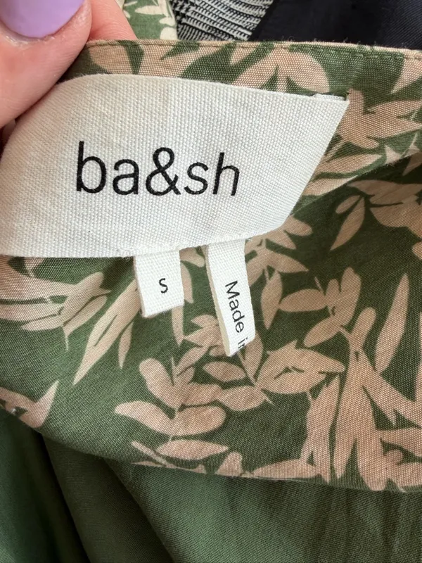 ba&sh‎ Olive Green Lady Dress size small - Image 6