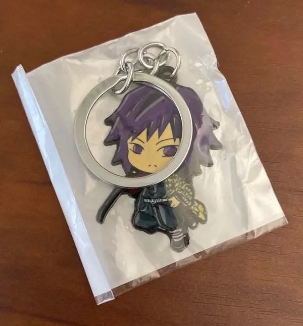 Boutique Demon Slayer Giyu Tomioka Kawaii Anime Keychain - Image 3