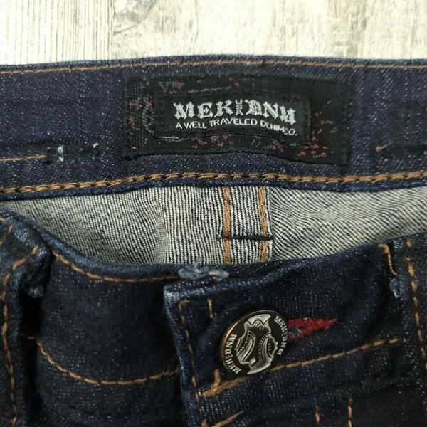 MEK DNM Moscow Women’s Bootcut Jeans Dark Wash Size 28 Classic Denim - Image 6