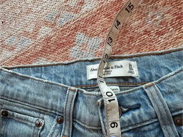 Abercrombie and fitch Vintage Comfort Stretch Curve Love Low Rise Baggy Jean 24R - Image 5