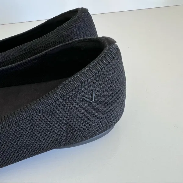 Vivaia Women's‎ Bibi Pointed-Toe Bow Flats (Azura) in Black - Image 8