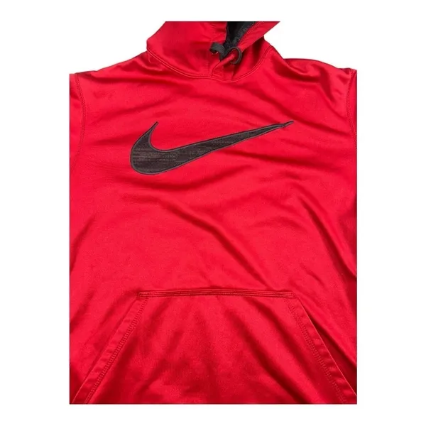 ✅ Nike Crimson Hoodie with Ebony Swoosh excellent condition women size M - Image 3