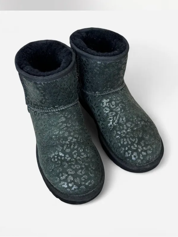 Ugg Classic Mini Snow Leopard Black 7 - Image 5