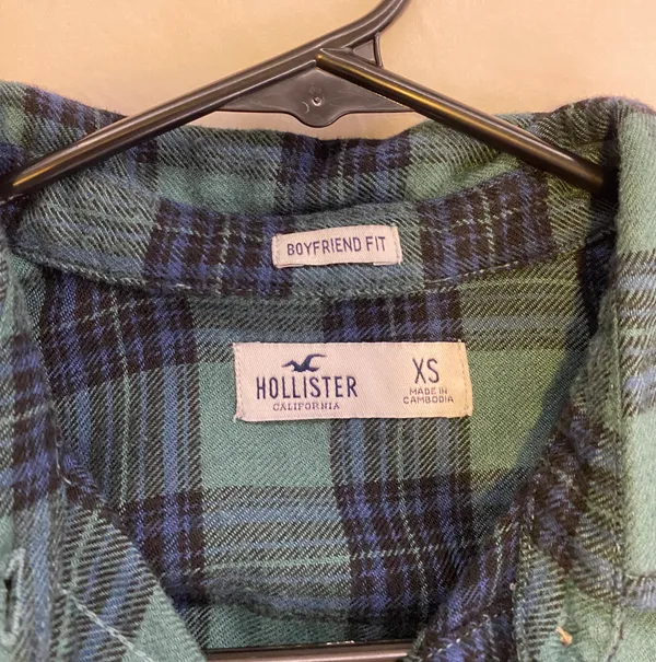 Hollister boyfriend fit flannel - Image 3