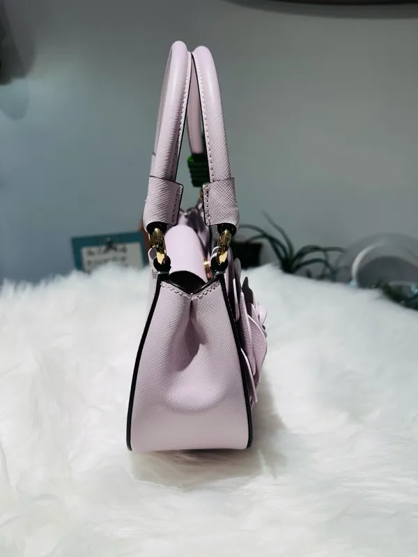 Kate Spade Flock Party Pippa Pink Parrot Bucket Bag Crossbody EUC Rare - Image 3