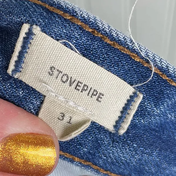 Madewell Rigid Stovepipe Jeans in Portsmouth Wash Women's Size 31 AJ206 Cotton - Image 6