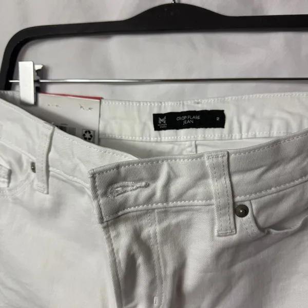White capris pants members mark - Image 2