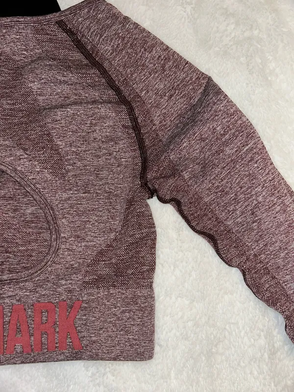 Flex Gymshark Cropped Long Sleeve Crop Top - Image 13