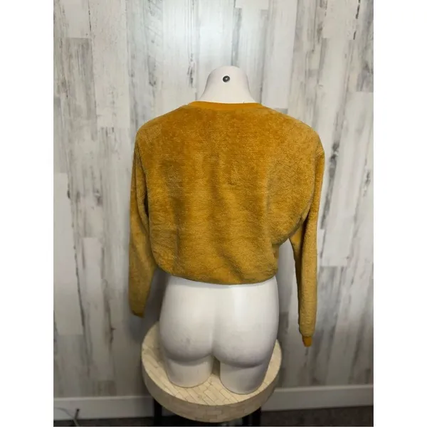 Gold fleece sweater Yellow - Image 3