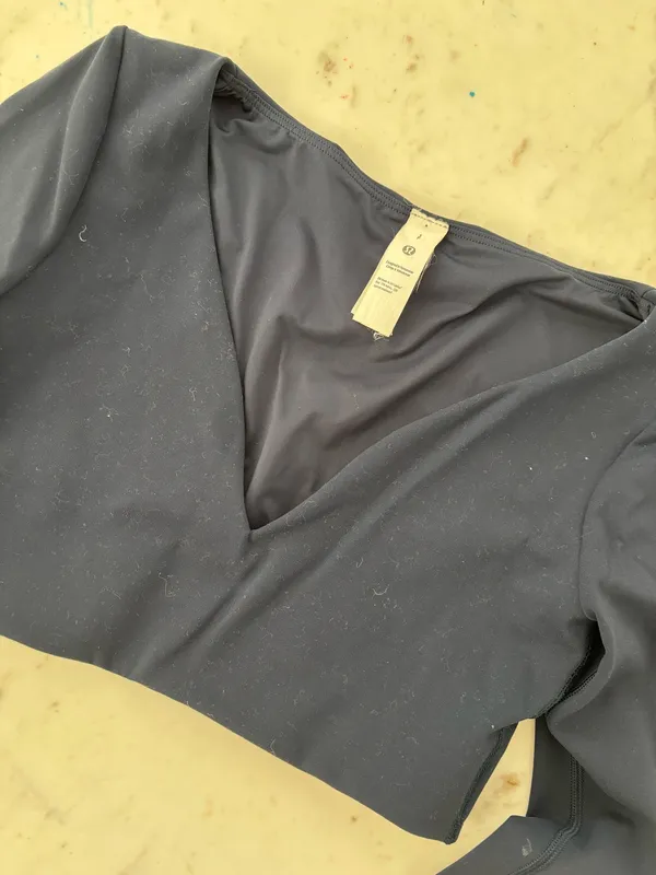 Lululemon Everlux v-neck top sz S - Image 3