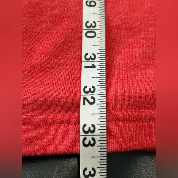 Tommy Hilfiger Sweatshirt Dress Large Center Logo Red Women's Medium - Image 11