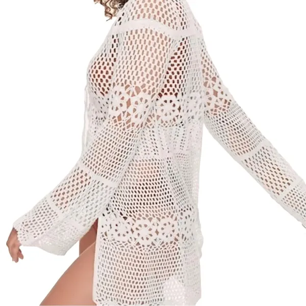 Forever 21 crochet swim cover up - Image 3