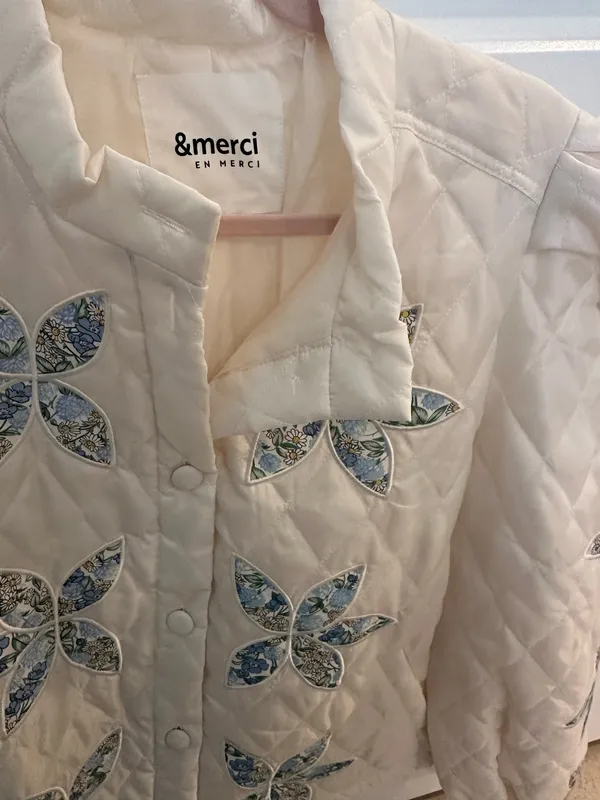 &Merci Quilted Star Lightweight Jacket - Image 4