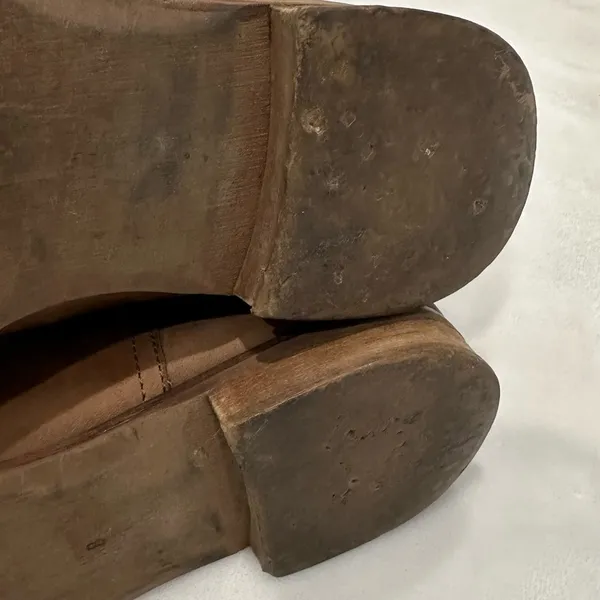 1937 Footwear Brown Over the Knee Suede Boots with Timeless Style - Image 10