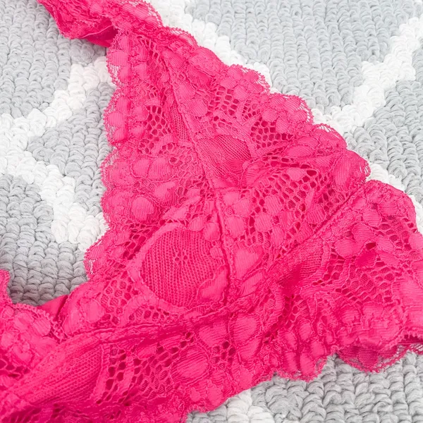 Free people intimately got pink lace bralette halter bra x-small - Image 4