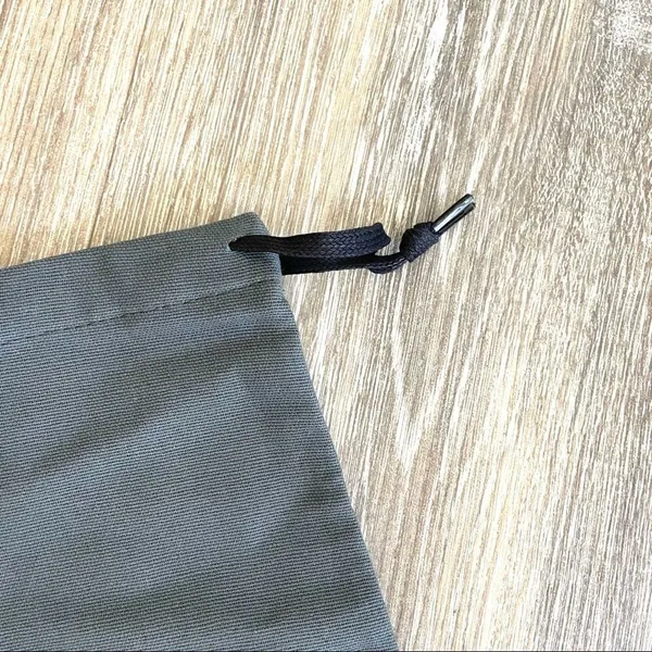 John Varvatos grey small drawstring dust bag - Image 2