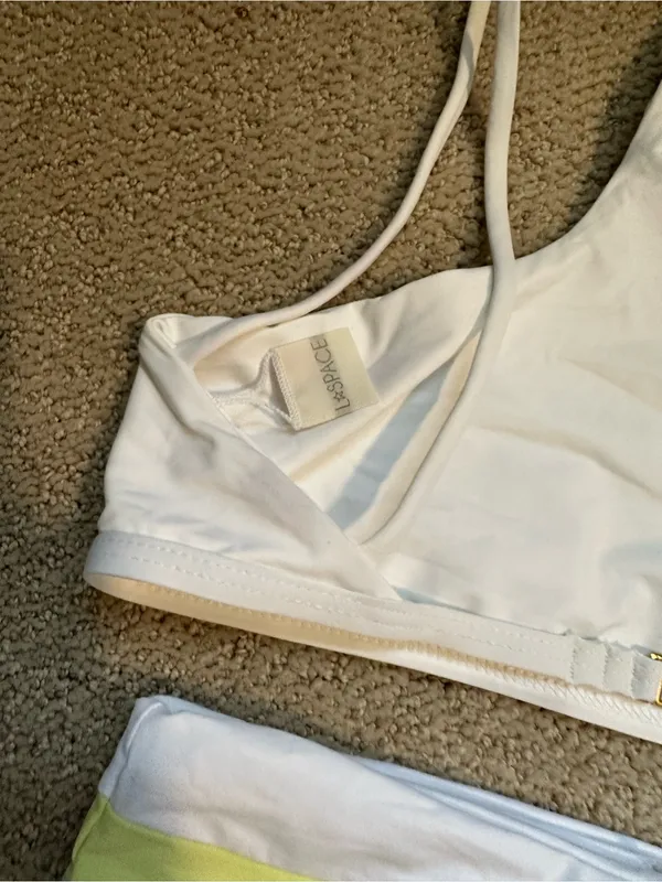 NWOT L*Space Haute Wilson bikini set white - Image 4