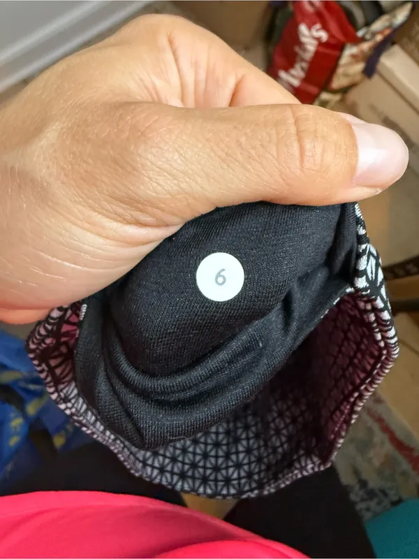 Lululemon Tri Geo Silver Spoon Black Groove Shorts - Image 3