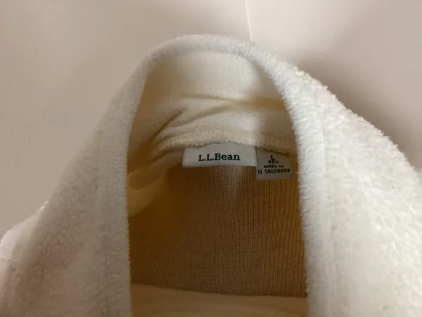 L.L.Bean Women's Cozy Sherpa Fleece Funnel Neck Pullover Sweatshirt - Image 2