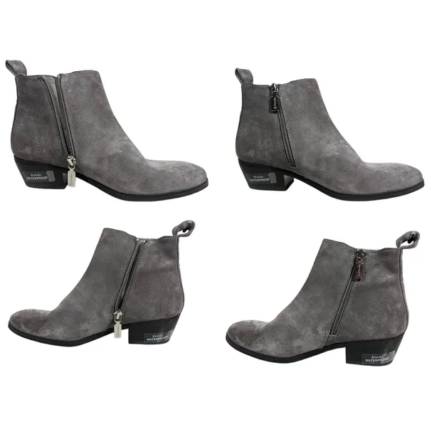 Blondo‎ Waterproof Suede Chelsea Boots Grey Women's Size 6.5M - Image 14