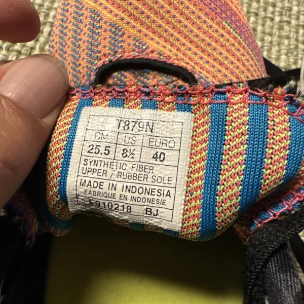 ASICS fuse Gel‎ F910218 Women's Size 8 1/2 Orange Yellow Purple - Image 8
