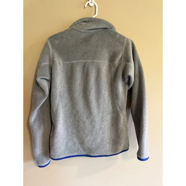 Patagonia Synchilla Re-Tool Snap-T Fleece Pullover Grey Blue Womens Small‎ - Image 3
