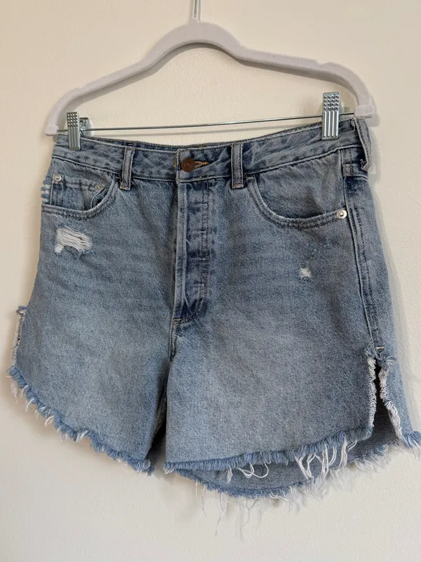 Free People Baggy Tomboy Shorts Size 26 - Image 4