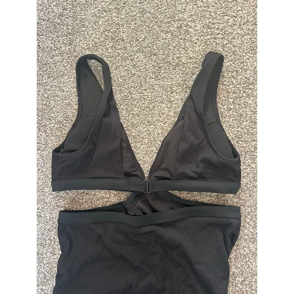 Aerie Black One Piece Swim Suit - Medium - Image 4