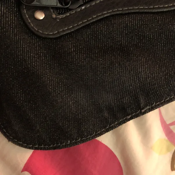Vintage early 2000s Steve Madden mini shoulder bag black denim - Image 5