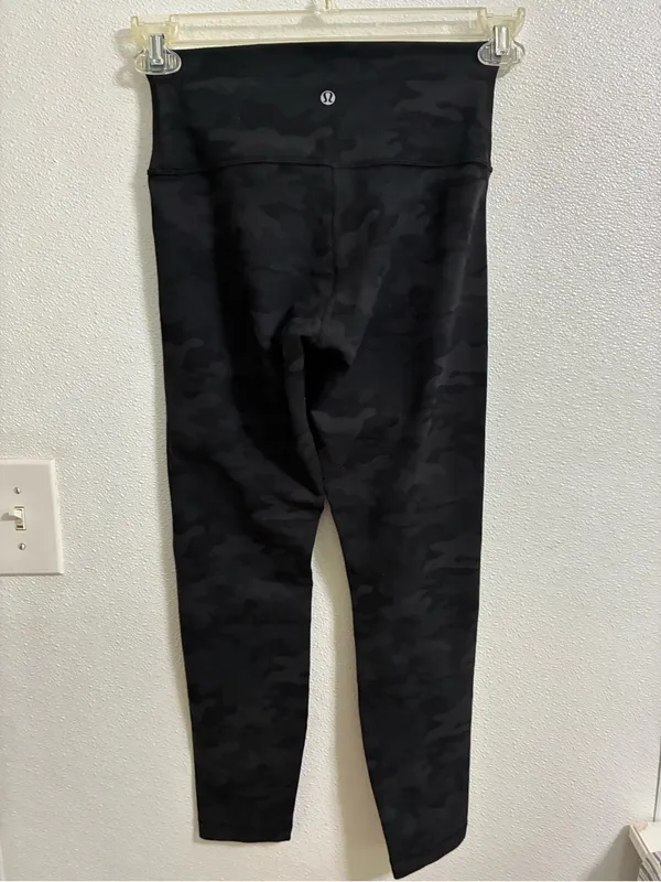 lululemon athletica Dark Gray Black Camo Leggings 4 - Image 2