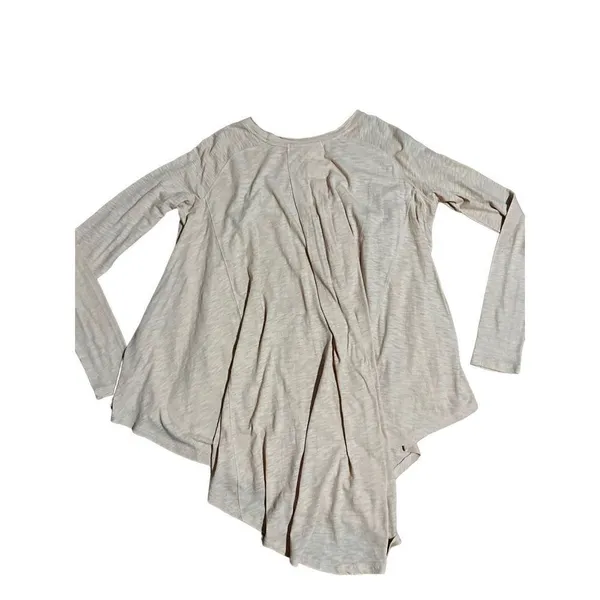 Free People Aria Trapeze Long Sleeve Top‎ XS Misty Mink Pink - Image 10