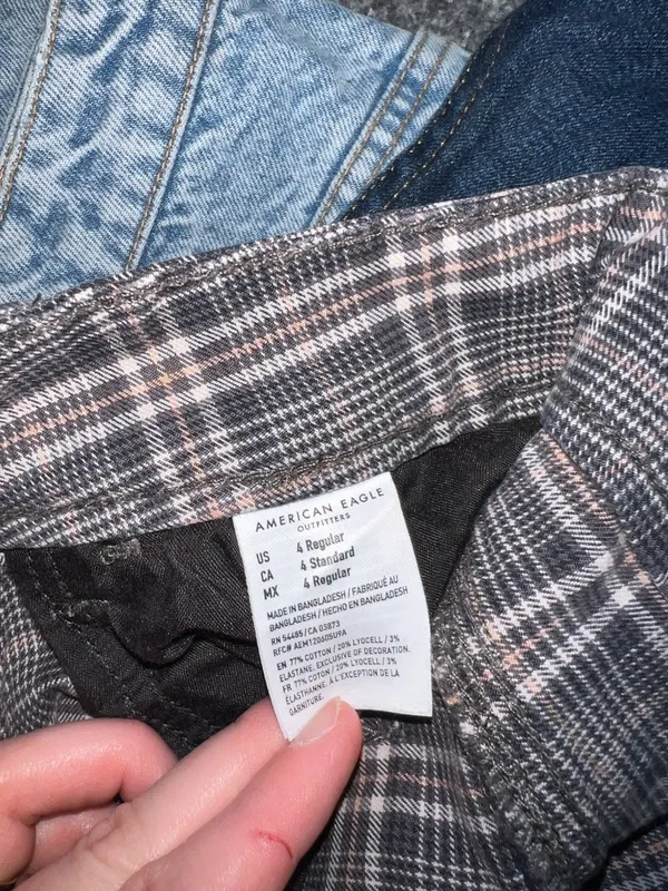 American Eagle Plaid Pants - Image 3