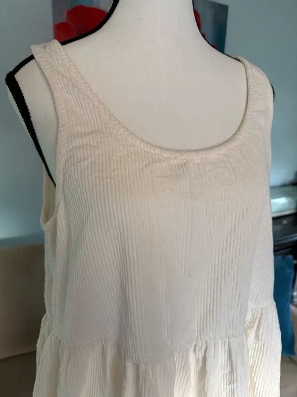 American Eagle AE Corduroy Babydoll Mini Dress w/ Pockets Medium - Sold out - Image 2