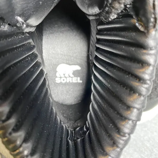Sorel Brex‎ Boot Lace Women's Sz 8.5 Black White Waterproof Shearling Chunky NWT - Image 10