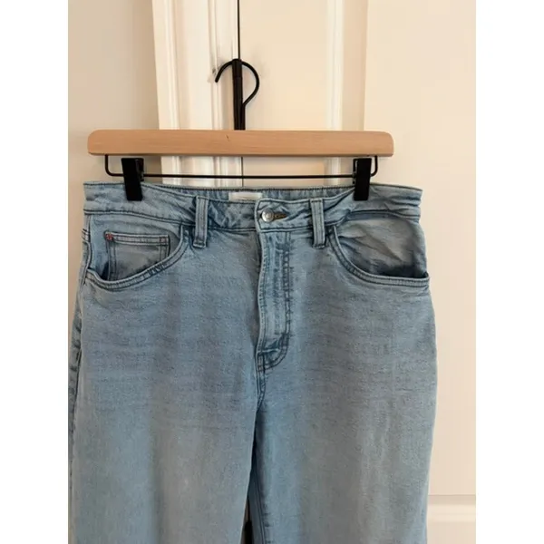 Hudson Jolene Whip Smart High Rise Wide Leg Jeans Size 28 - Image 3